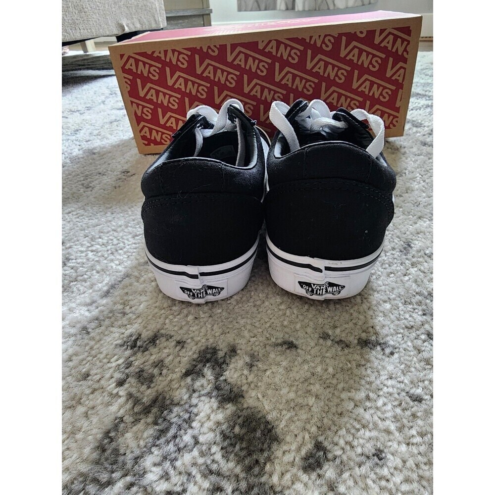 Vans Ward Canvas Black White Women's Size 6 Shoes Classic Sneakers VN0A3IUN187 - Picture 5 of 9